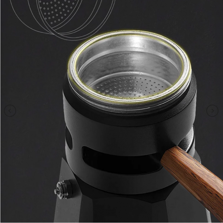 MUVNA Dubbele Klep Moka Pot Koffie Kenner