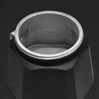 MUVNA Dubbele Klep Moka Pot Koffie Kenner