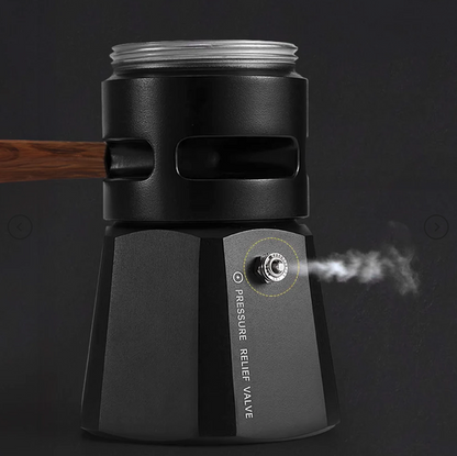 MUVNA Dubbele Klep Moka Pot Koffie Kenner