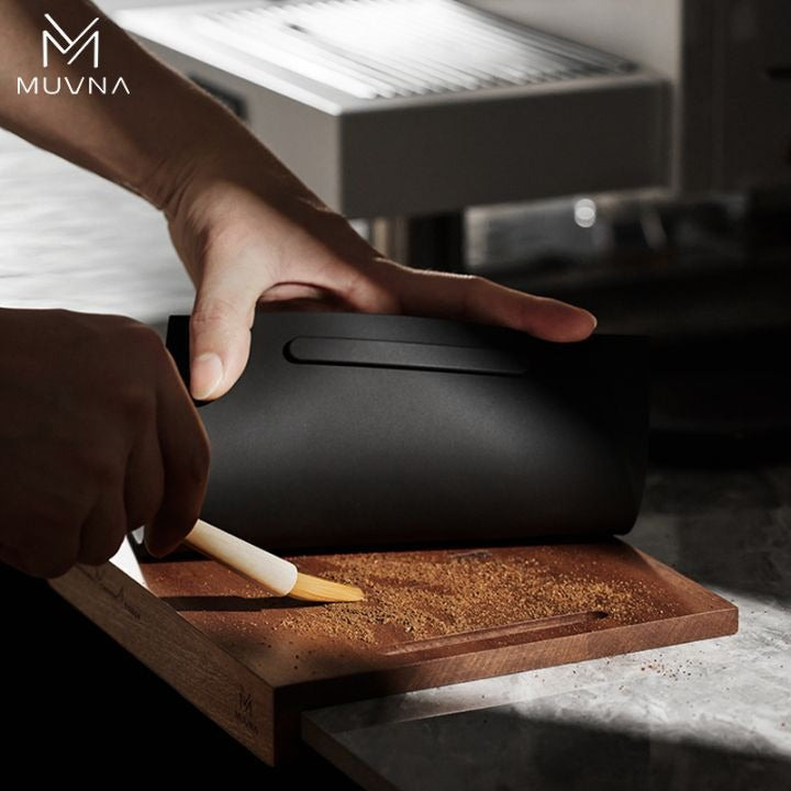 MUVNA - Tamper mat Groot - Hout MUVNA
