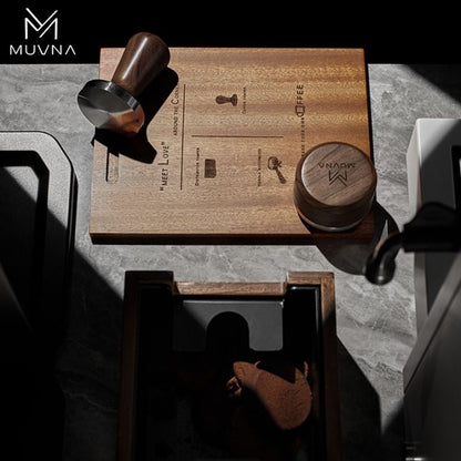 MUVNA - Tamper mat Groot - Hout MUVNA