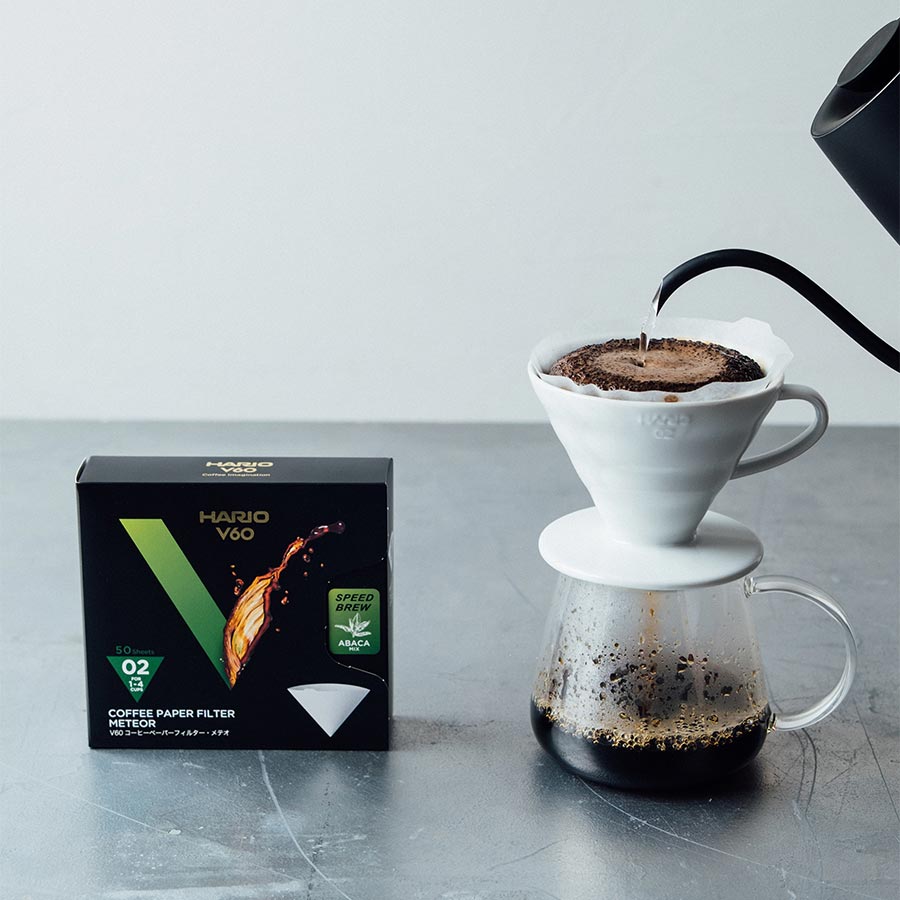 Hario Meteor V60 Filter 02 White HARIO