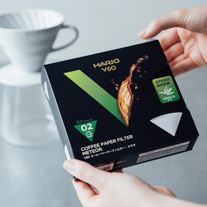 Hario Meteor V60 Filter 02 White HARIO