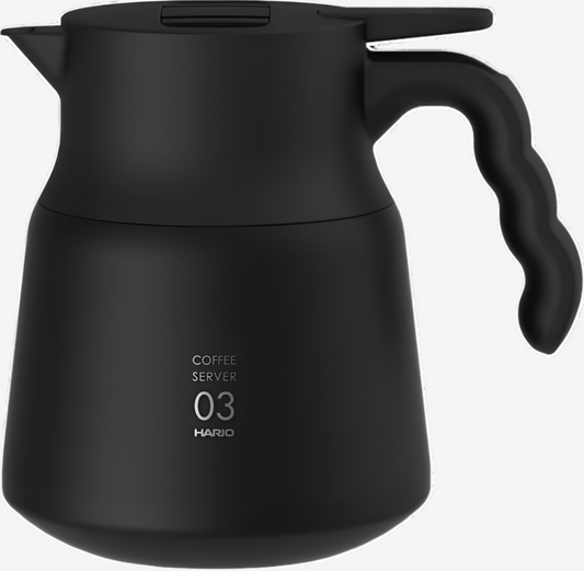 V60 Warmtevasthoudende Roestvrijstalen Server Plus 800ml Zwart - Koffiekan