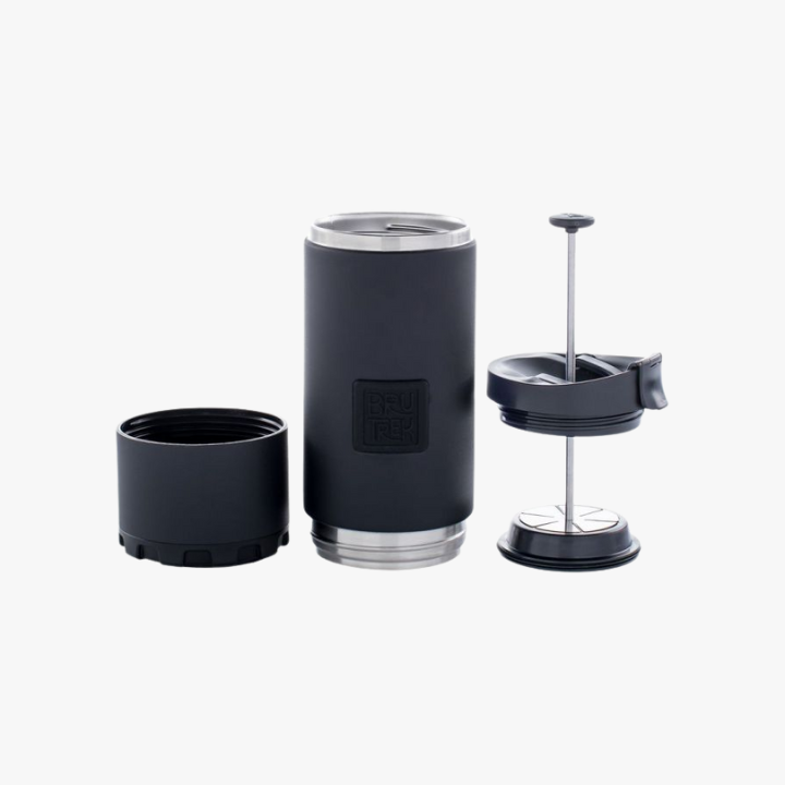 Planetary Design - OVRLNDR Coffee Press - Brushed Steel / Obsidian Planetary Design