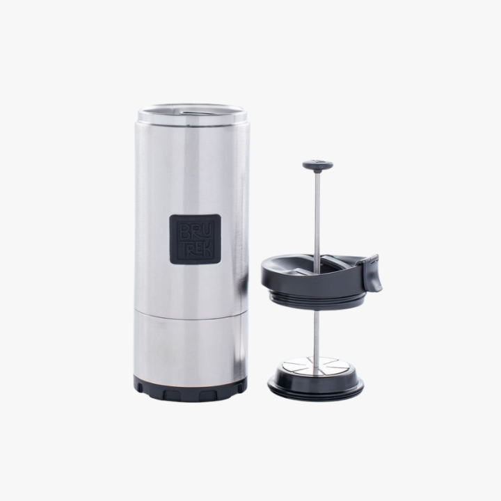 Planetary Design - OVRLNDR Coffee Press - Brushed Steel / Obsidian Planetary Design