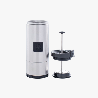 Planetary Design - OVRLNDR Coffee Press - Brushed Steel / Obsidian Planetary Design