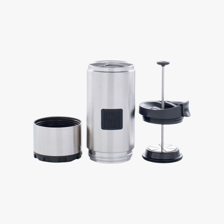 Planetary Design - OVRLNDR Coffee Press - Brushed Steel / Obsidian Planetary Design