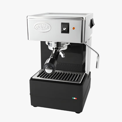 Quickmill 820 Zwarte Pistonmachine - Duurzaamheid en Snelheid