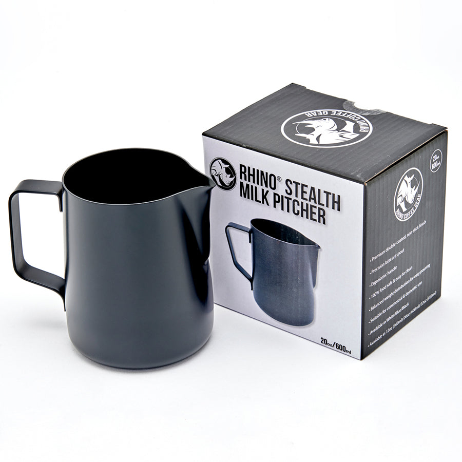 Rhino Stealth Milk Pitcher 600ml Rhino Coffee Gear