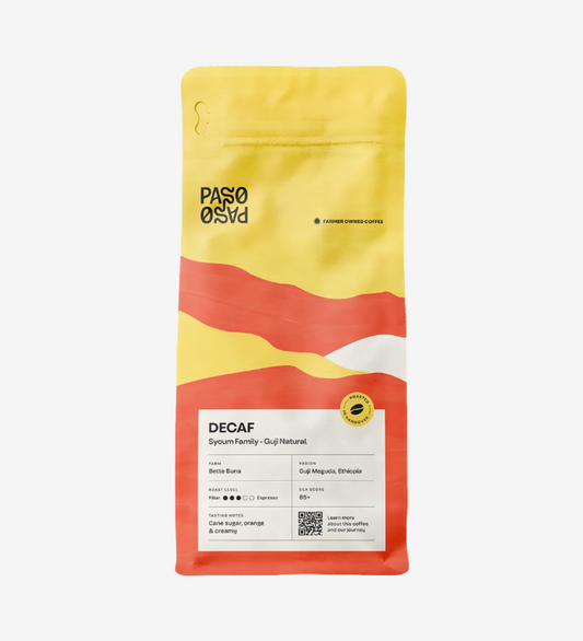 Premium Cafeïnevrije Ethiopische Guji Natuurlijke Koffiebonen: Rijk Aroma, Zachte Smaak
