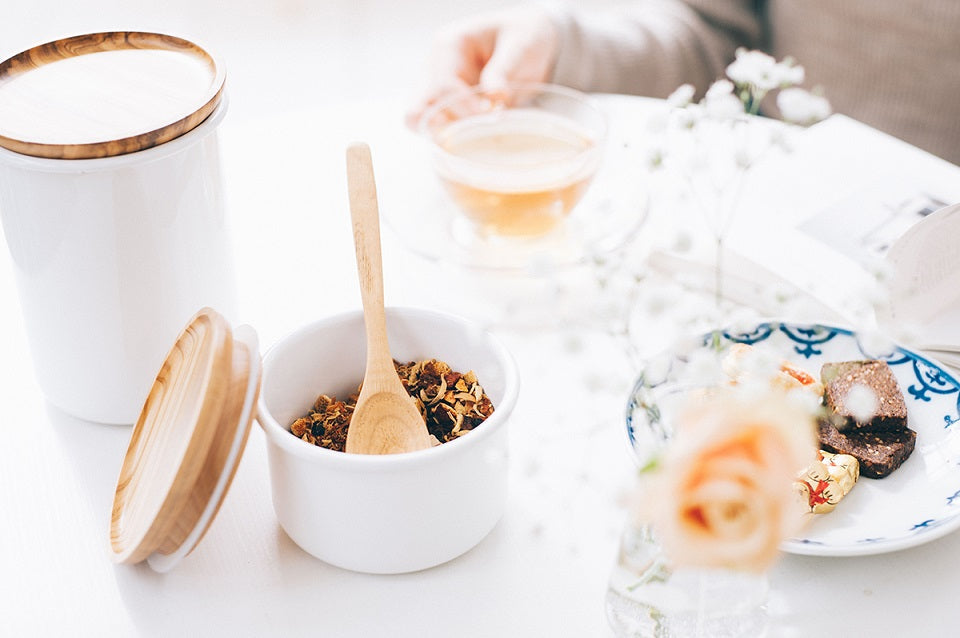 Hario Bona Emaille Thee Koffieblik HARIO