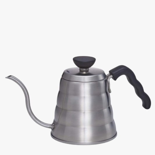 Hario V60 Buono Dripketel - Haarlijn Zilver Koffie Kenner