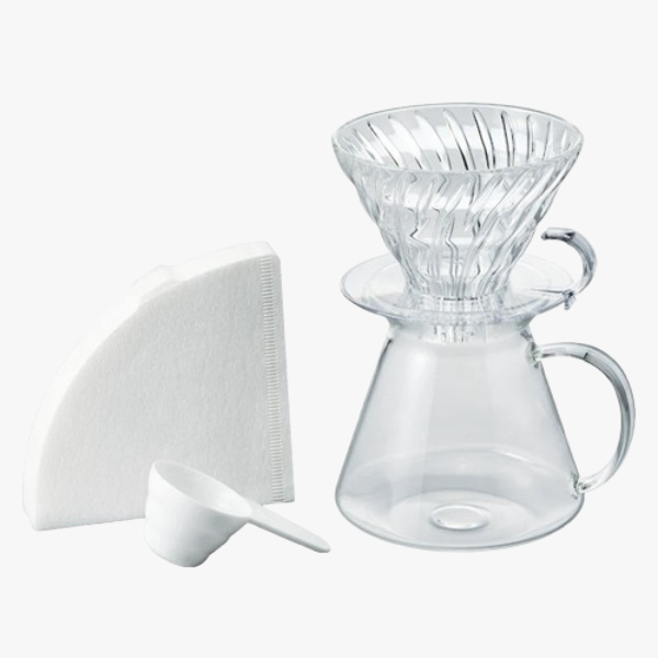 Hario V60 Glazen Brewing Kit HARIO