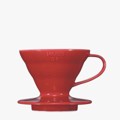 Hario V60 Ceramic Coffee Dripper Rood HARIO