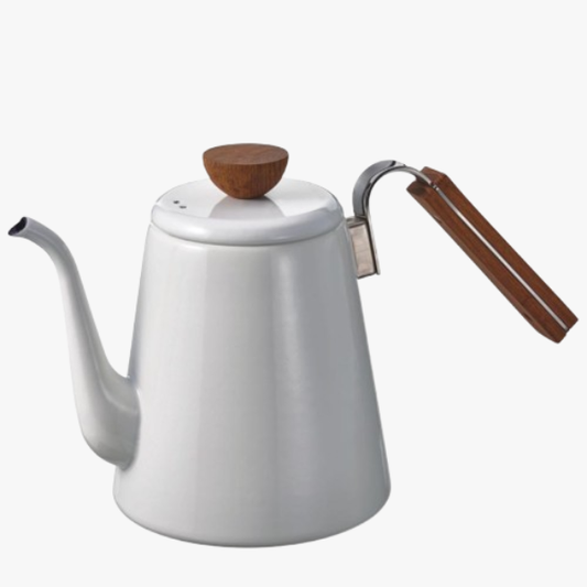 Hario Bona Witte Pour-Over Kettle Koffie Kenner