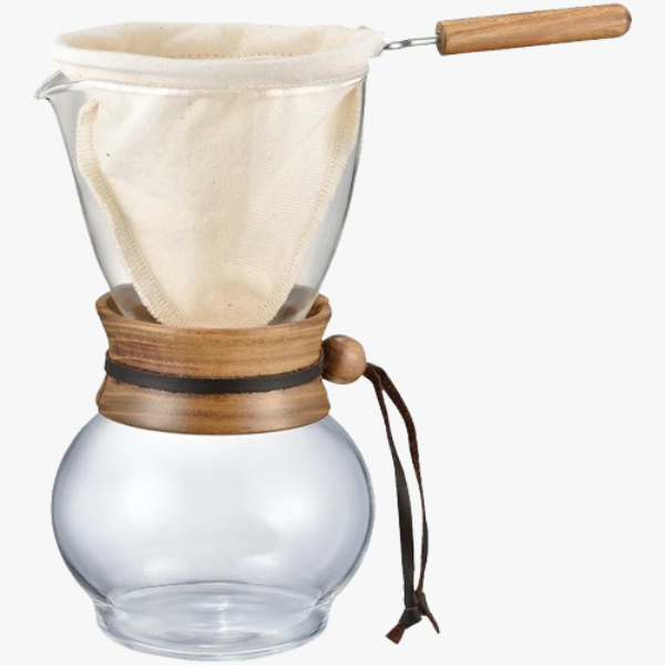 Hario Drip Pot Woodneck Koffiepot Koffie Kenner