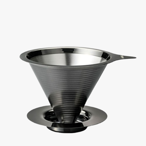 Hario Double Mesh Metalen Dripper Koffie Kenner