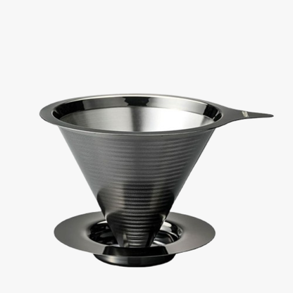 Hario Double Mesh Metalen Dripper Koffie Kenner