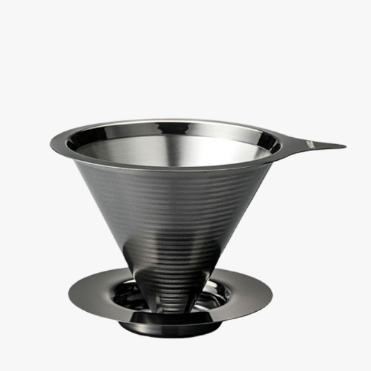 Hario Double Mesh Metalen Dripper Koffie Kenner