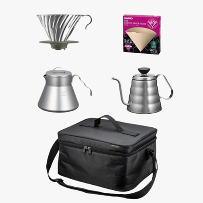 Hario V60 Outdoor RVS Koffieset Compleet Koffie Kenner