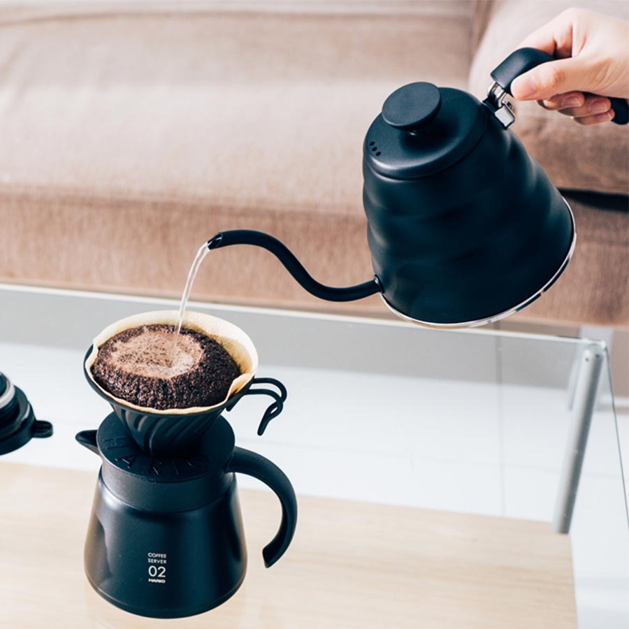 Hario Buono Matte Zwarte Koffieketel Koffie Kenner