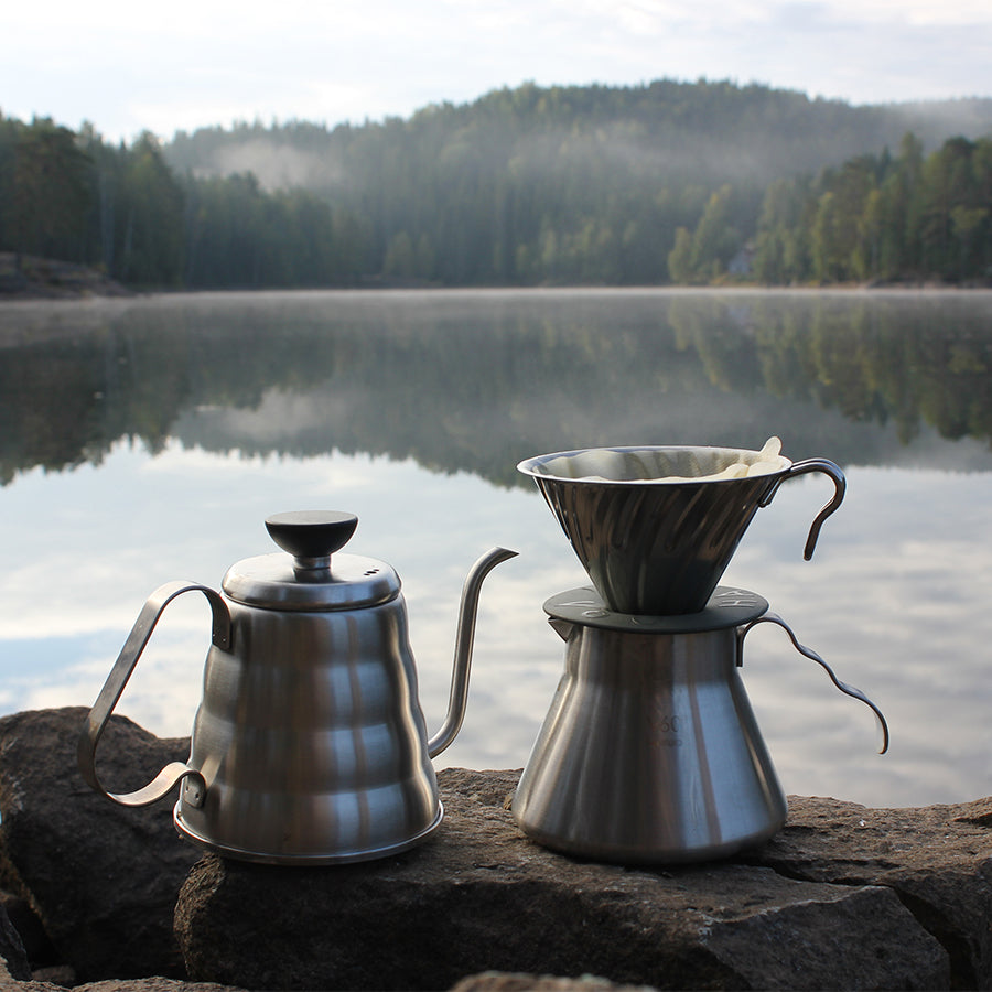 Hario V60 Outdoor RVS Koffieset Compleet Koffie Kenner