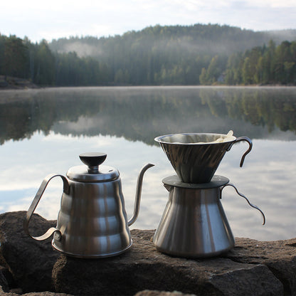 Hario V60 Outdoor RVS Koffieset Compleet Koffie Kenner