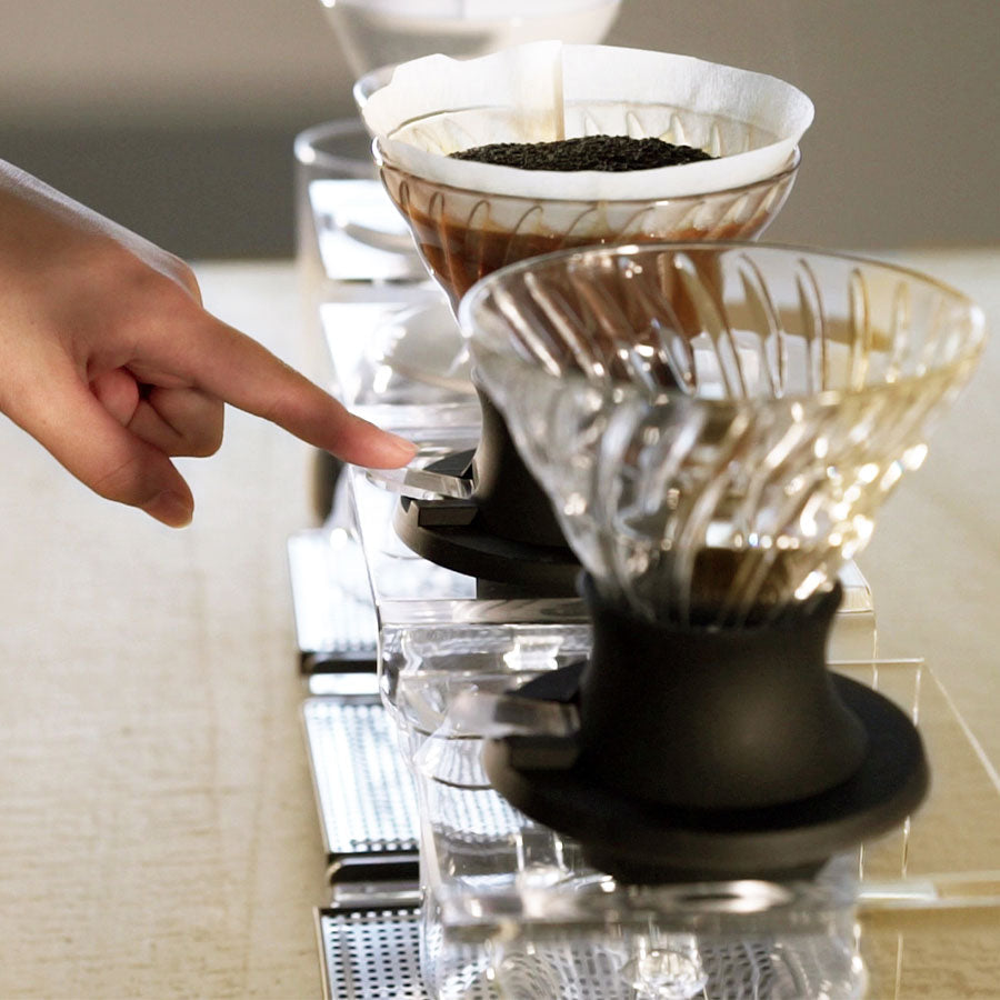 Hario V60 Acryl Enkel Dripstand Koffie Kenner