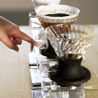 Hario V60 Acryl Enkel Dripstand Koffie Kenner