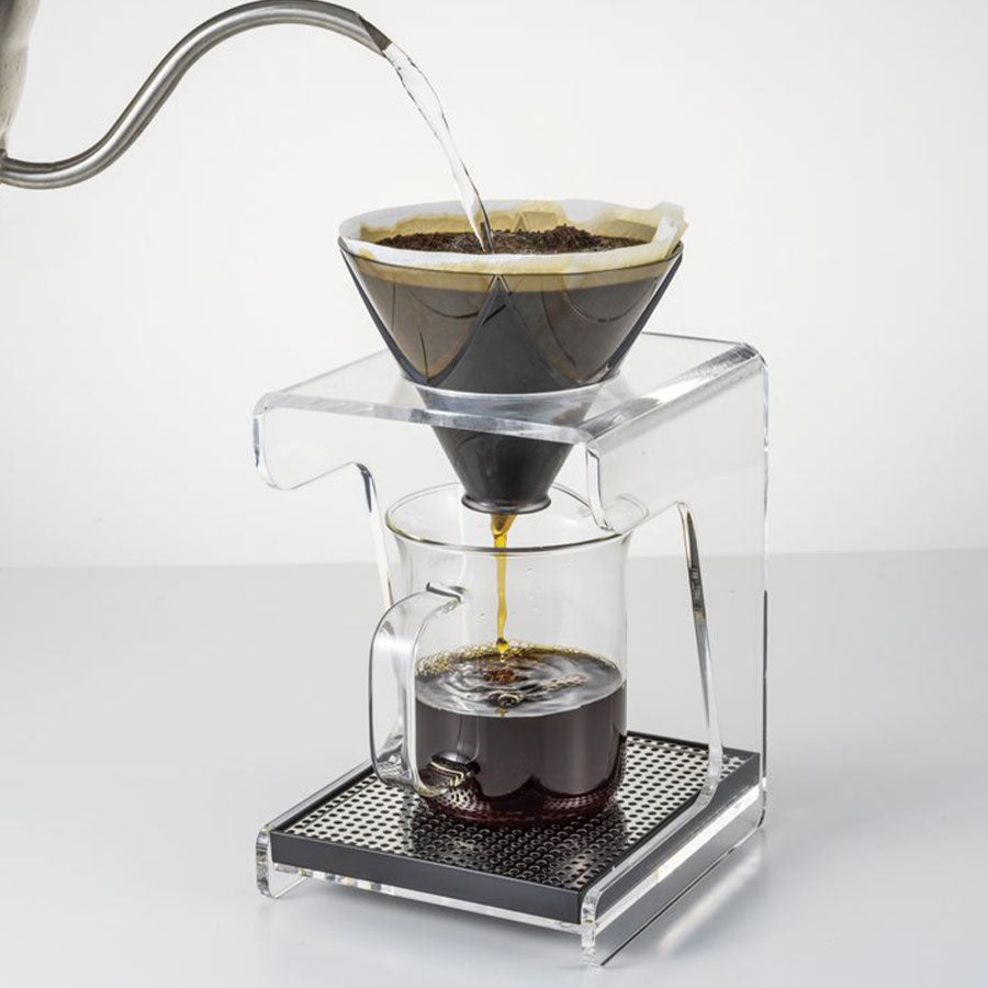 Hario V60 Acryl Enkel Dripstand Koffie Kenner