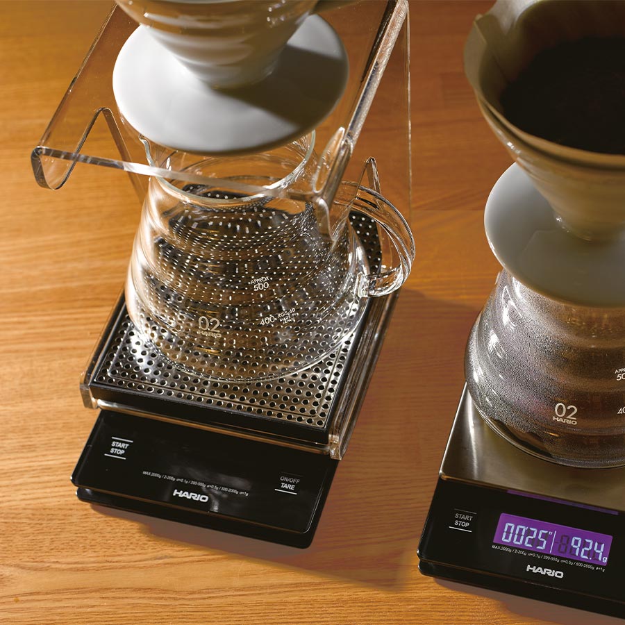 Hario V60 Acryl Enkel Dripstand Koffie Kenner