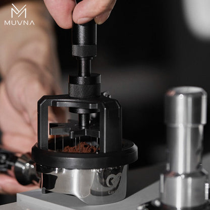 MUVNA - WDT Teemo Pro Naaldverdeler - zwart - 58 mm Koffie Kenner