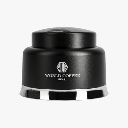 WCG - Koffie-stamper met veermechanisme - 58 mm - Zwart WCG