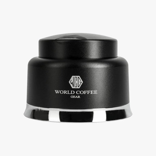 WCG - Koffie-stamper met veermechanisme - 58 mm - Zwart WCG
