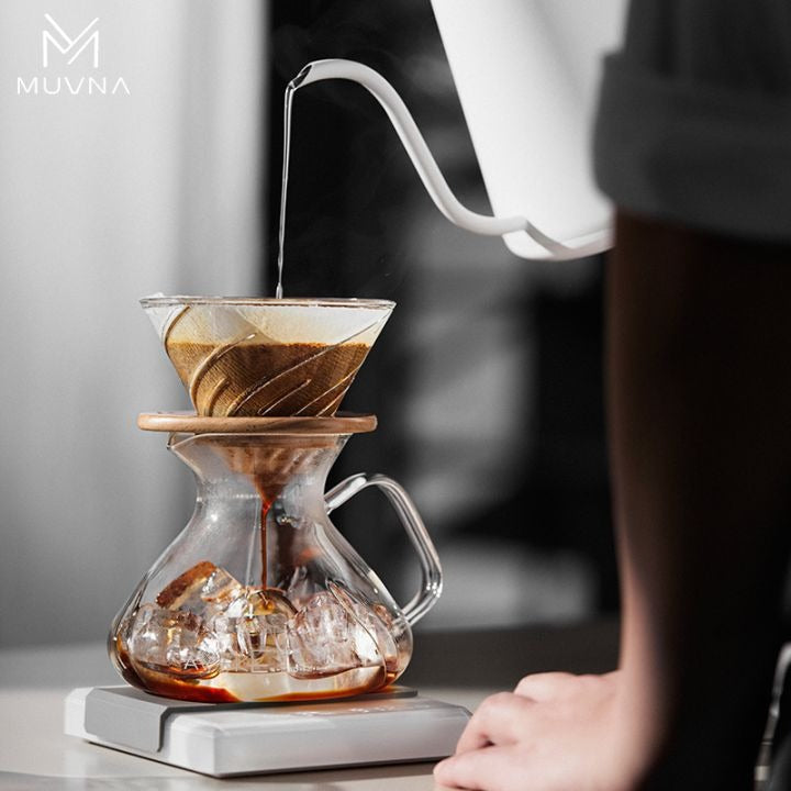 MUVNA - Tornado - Tingzhan - Glass - Coffee - Tea Carafe - 450ml Koffie Kenner