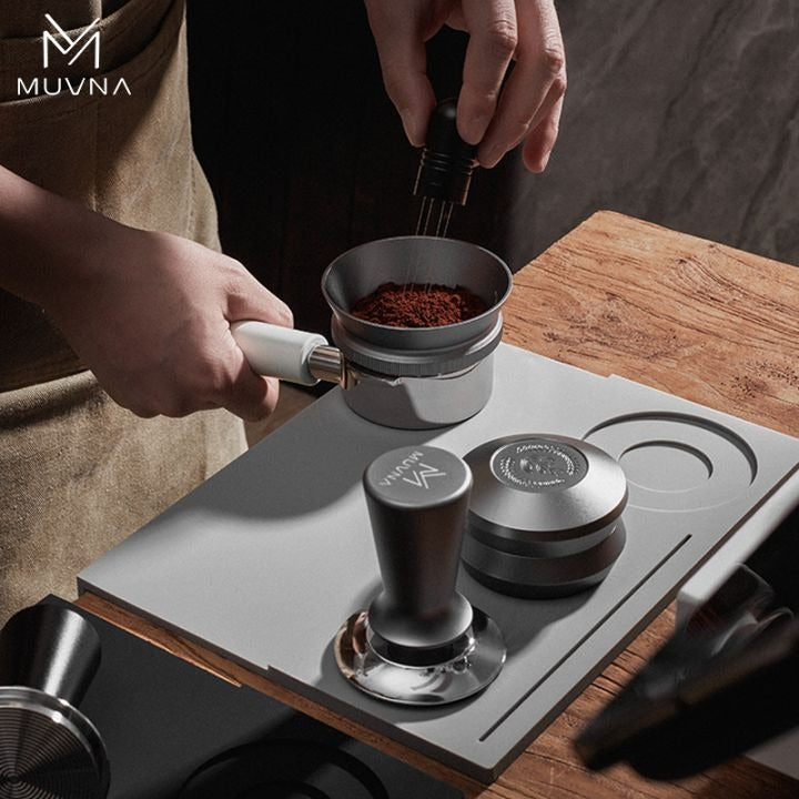 Muvna - Tamper mat Large - Siliconen Grijs MUVNA