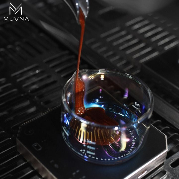 MUVNA - Xingyu espresso kopje kleurrijk glas 100ml MUVNA