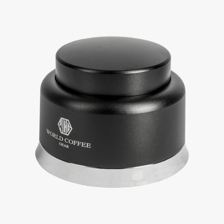 WCG - Koffie-stamper met veermechanisme - 58 mm - Zwart WCG