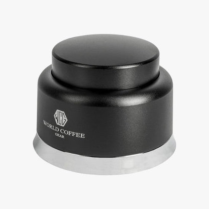 WCG - Koffie-stamper met veermechanisme - 58 mm - Zwart WCG
