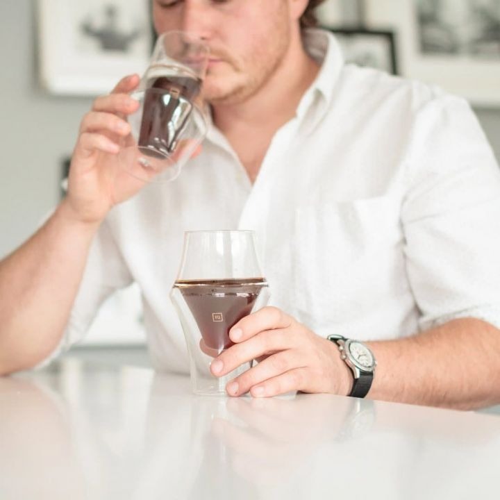 Kruve EQ Dubbelwandige Glazen – Excite / Inspire – Set van 2 Koffie Kenner