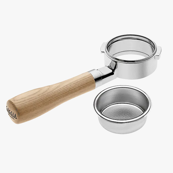 Gaggia Bodemloze Filterdrager 58mm met Houten Handvat RI9142/01