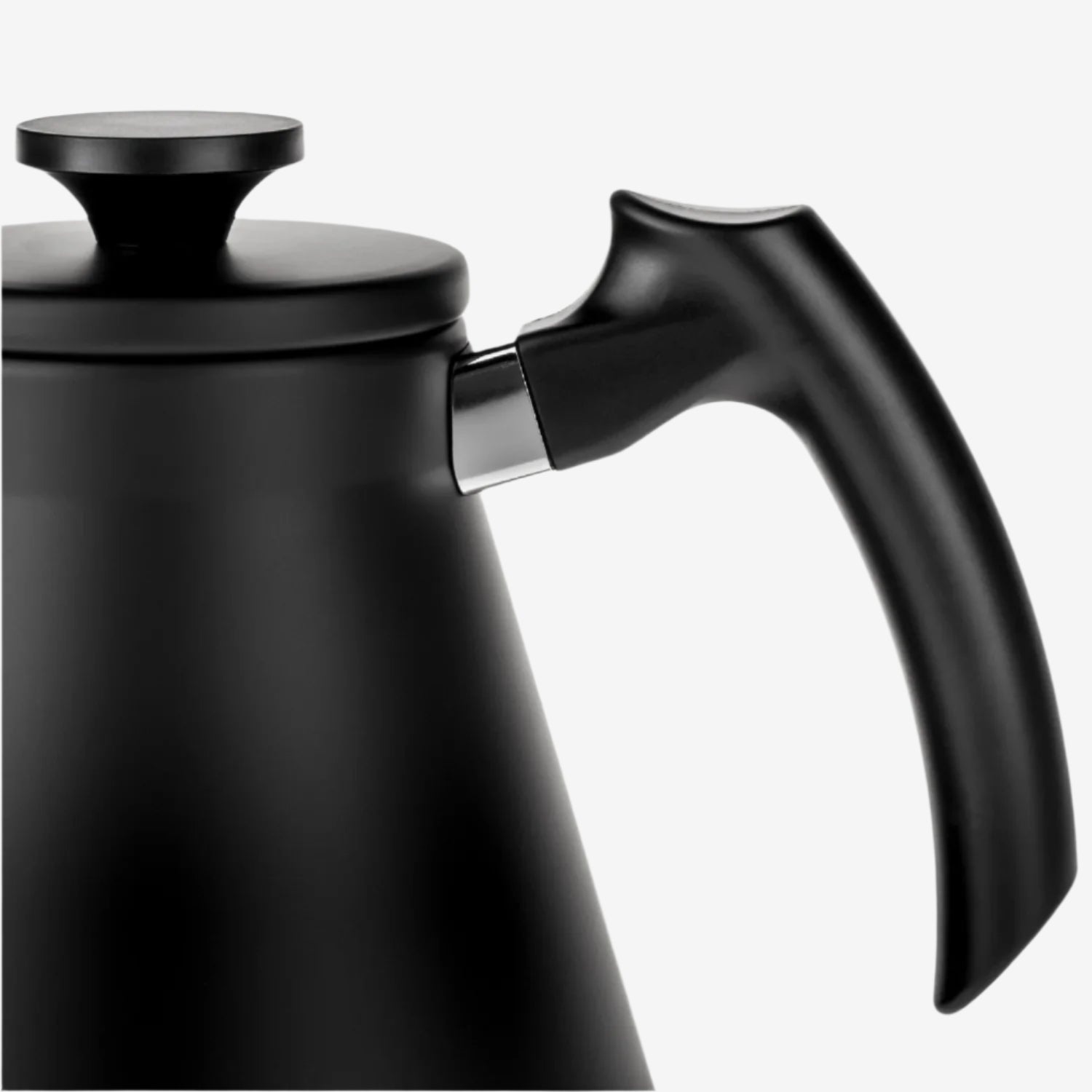 Hario Fit V60 Zwarte Roestvrijstalen Schenkkan - Precisie Koffie Waterkoker 1.2L