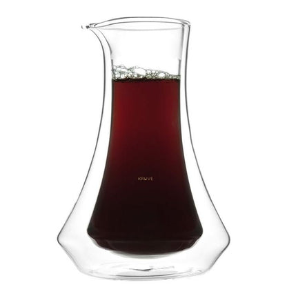 Kruve Evoke Karaf – Dubbelwandig Borosilicaatglas Koffie Kenner