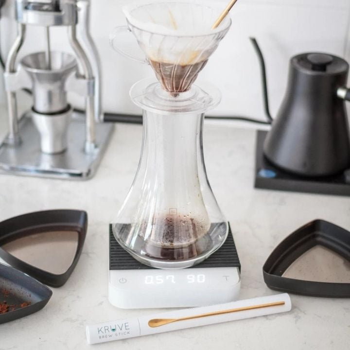 Kruve Evoke Karaf – Dubbelwandig Borosilicaatglas Koffie Kenner