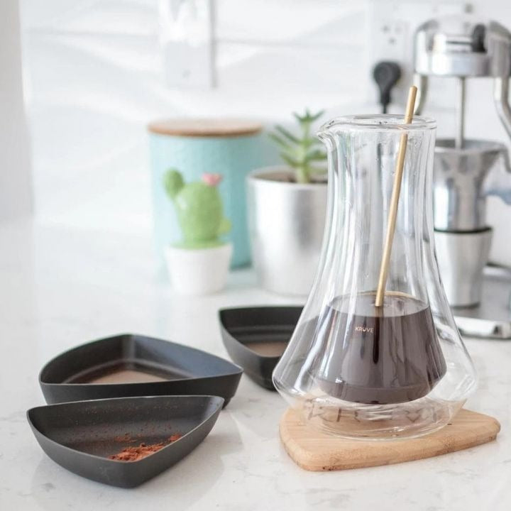 Kruve Evoke Karaf – Dubbelwandig Borosilicaatglas Koffie Kenner
