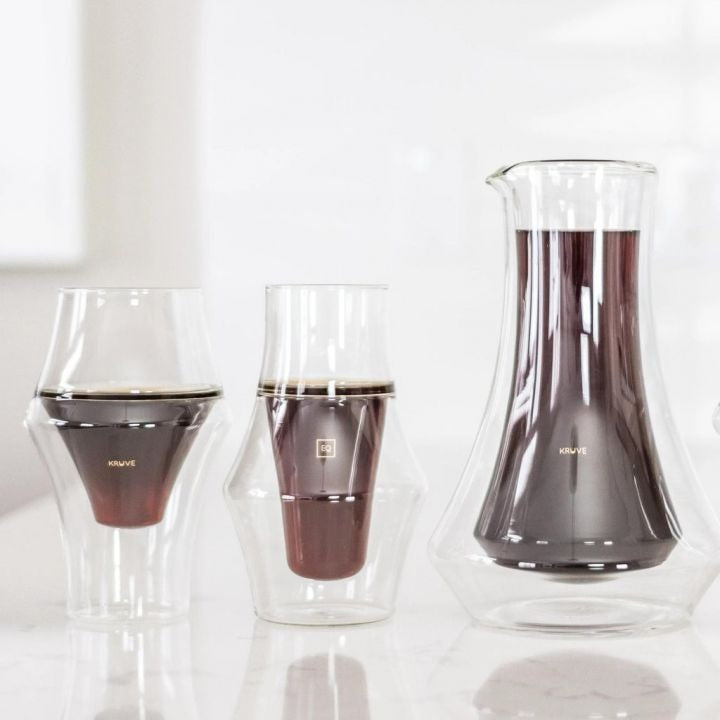 Kruve Evoke Karaf – Dubbelwandig Borosilicaatglas Koffie Kenner