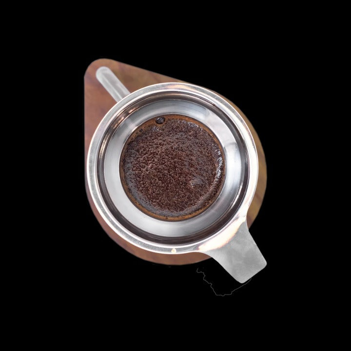 Joy Resolve Handmatige Koffie- en Theezetter – Rubberhout / Walnoot Basis Koffie Kenner