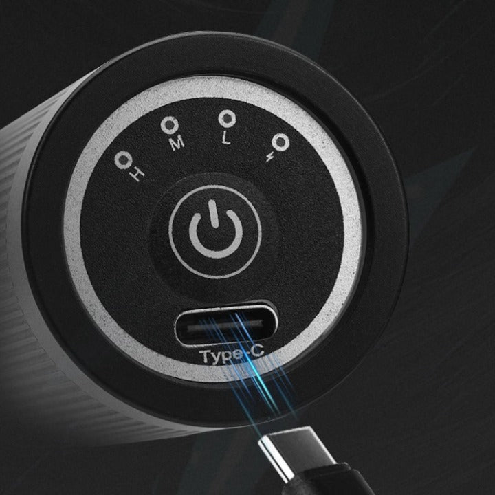 MUVNA - Pro Milk Frother Stick Grey - USB-C Koffie Kenner