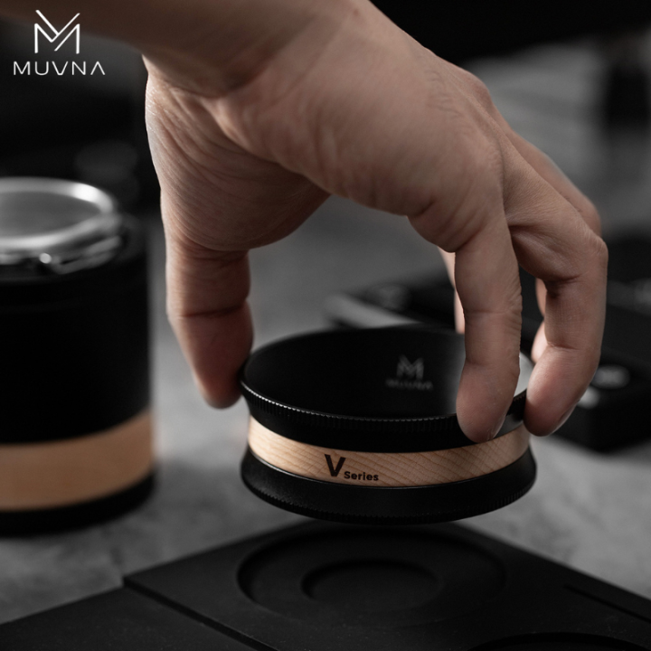 MUVNA Doseringsring van Hout en Staal 58mm voor V-series MUVNA
